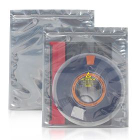 Pack of 500 Static Shielding Zipper Bags 12 x 16. Grey Electrostatic Bags 12x16. Seal Top Closure Bags. Transparent Material. Great for Electroni