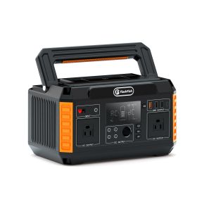 Flashfish 560W Portable Power Station;  520Wh/140400mAh Solar Generator Backup Power with 2x110V/560W AC Outlets;  5xDC Output and 4xUSB Outputs;