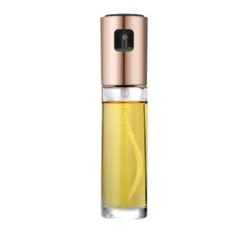 BBQ Healthy Kitchen Cooking Oil Vinegar Spray Bottle (Option: Rose gold)
