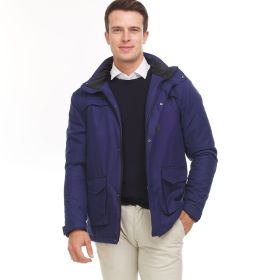 Helios " The Heated Coat" (Color: navy, size: XXL)