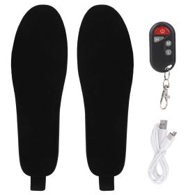 Heated Insoles Electric Heated Foot Warmer 3000mAh Rechargeable Battery Powered Trimmable Heated Shoe Insoles for Men Women Hunting Skiing Fishin (size: L)