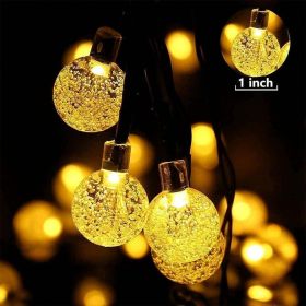 12M, 1 00pcs Lamp, 18mm Outer Diameter, Round String Light (Option: Round string lights)